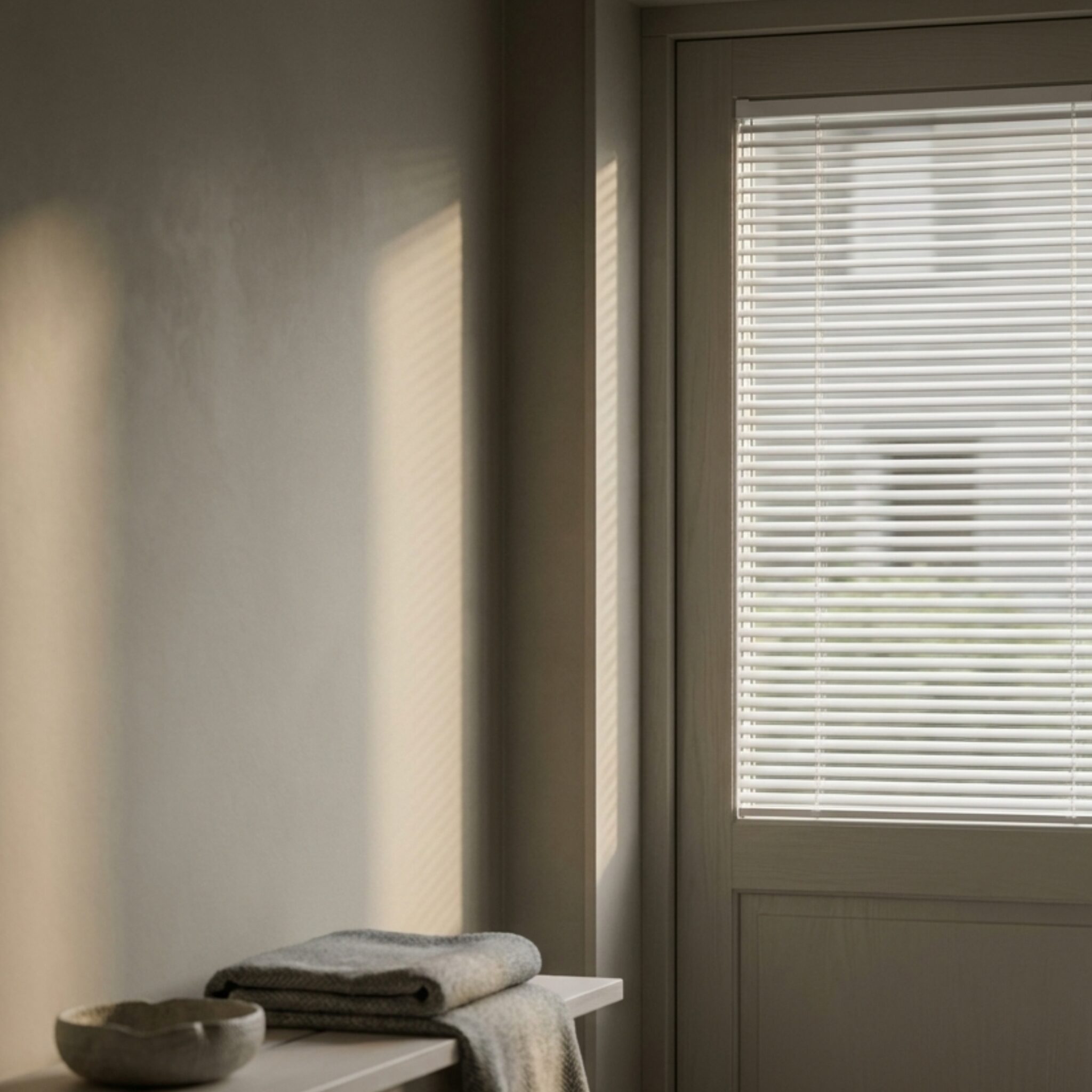 Venetian blinds for doors